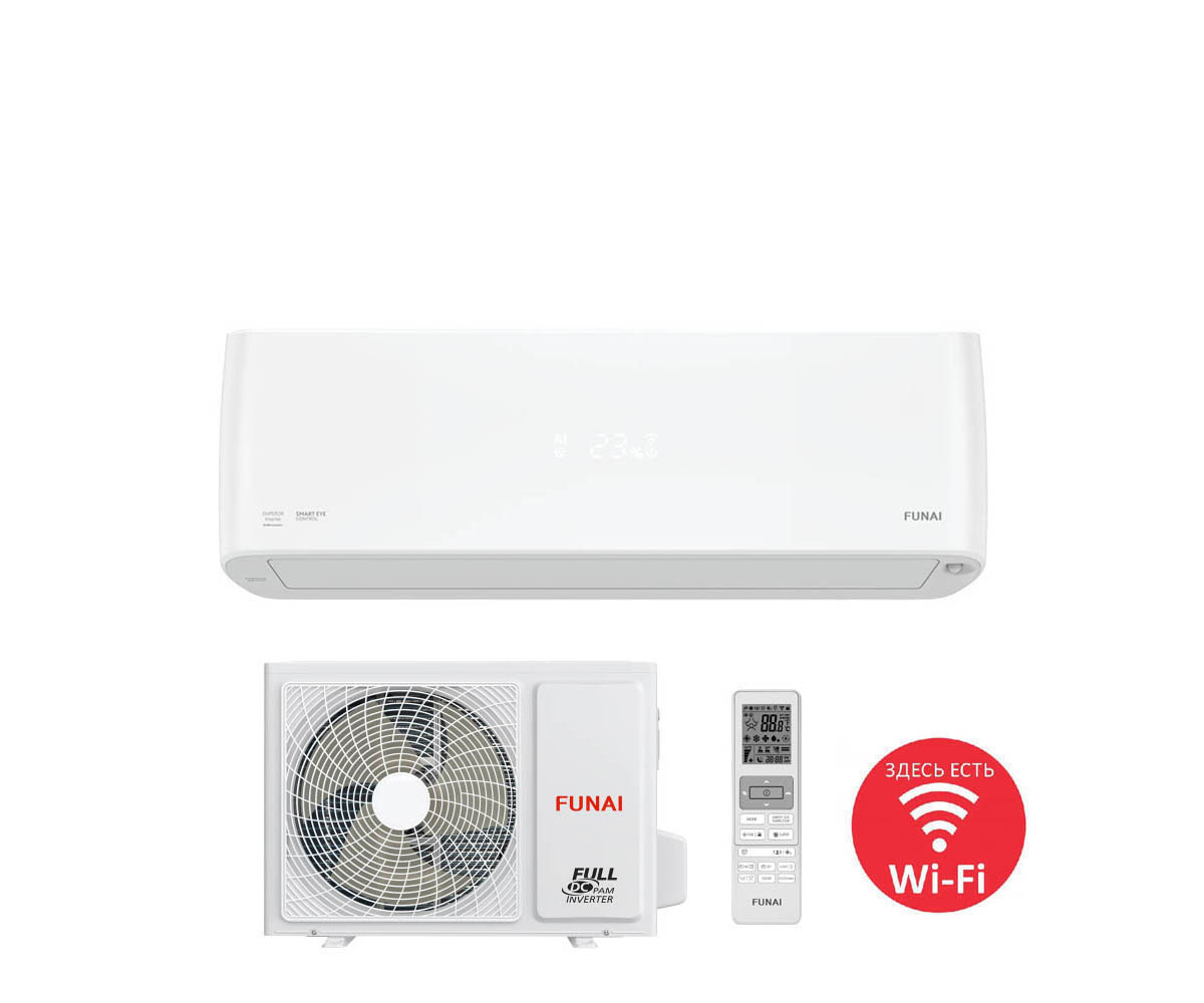FUNAI RACI-EM25HP.D04 EMPEROR SMART EYE FULL DC Inverter 2024