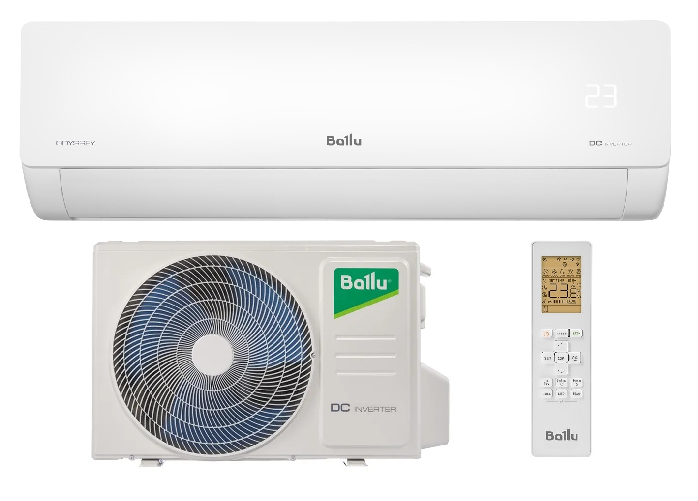 BALLU BSOI-24HN8/ERP Odyssey Pro ERP Full DC Inverter